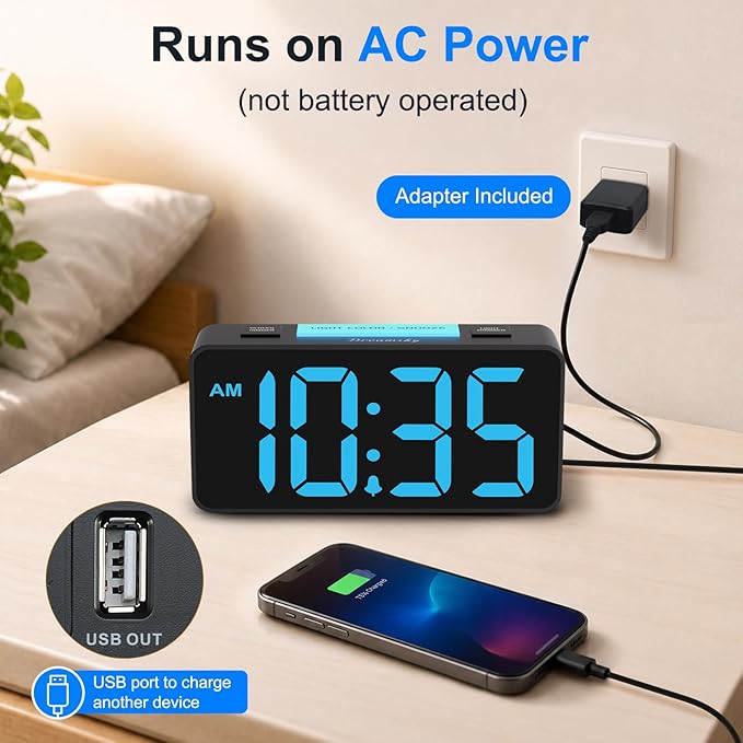 DreamSky Small Digital Alarm Clock - Image 2