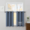 NICETOWN 100% Short Blackout Curtains 36 Inch Length by NICETOWN