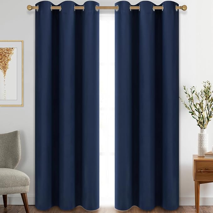 Diraysid Blackout Curtains for Bedroom Grommet Thermal Insulated Room Darkening by Diraysid%2C+refresh+your+life