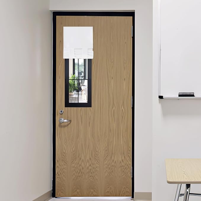 RYB HOME Classroom Door Window Cover Lockdown Shades Blackout, No Drill | by RYBHOME