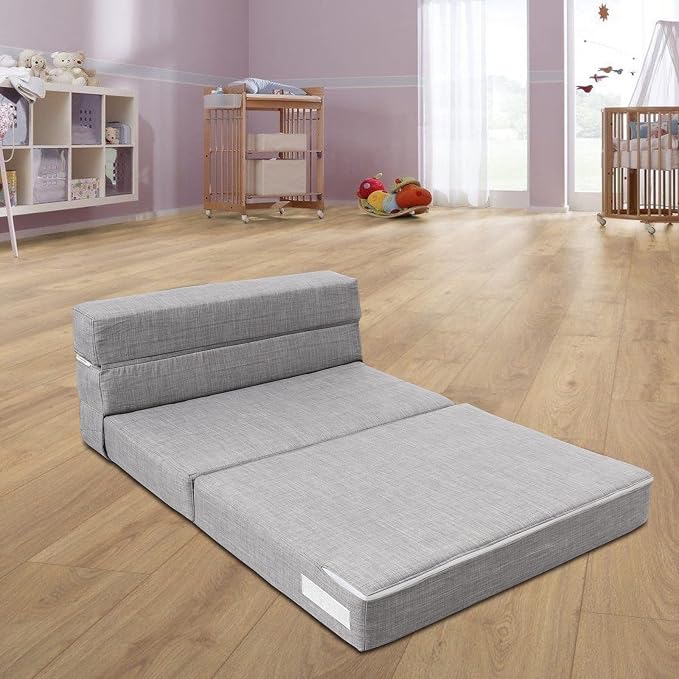 Folding Sleeper Chair Sofa Bed Lazy Couch - Image 3