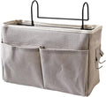 F&Y Cotton Linen Bedside Hanging Organizers, Storage Pocket Basket by F%26Y