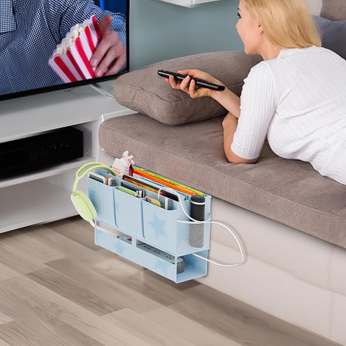 Bedside Caddy Organizer, Dual-Purpose Bedside Storage - Image 9