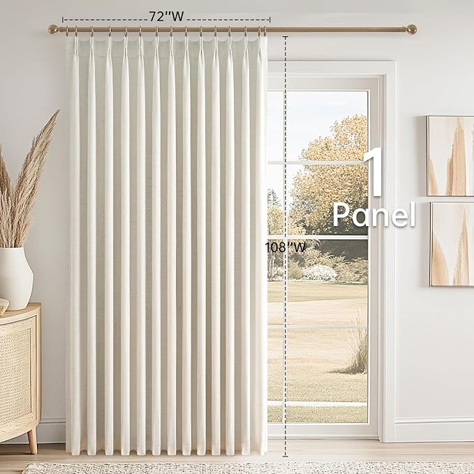 Topfinel 108 inch Pinch Pleated Full Blackout Curtains, Thermal Insulated - Image 9