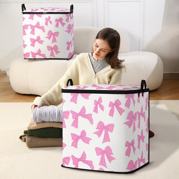 2pcs blanket storage bag for under bed, closet organizers 95L | quilt duvet - Image 5