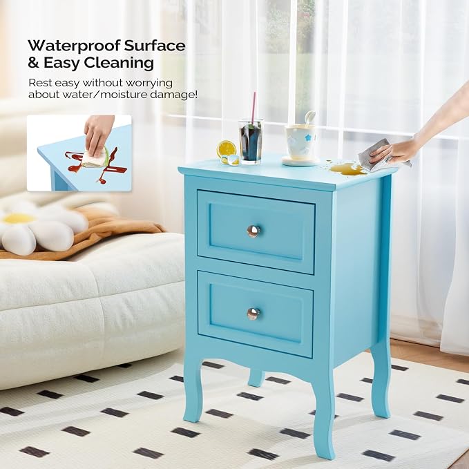 Bonnlo Nightstand Set of 2, Nightstands - Image 9