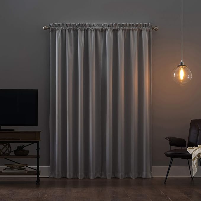 Sun Zero Oslo Theater Grade Extreme Total Blackout Rod Pocket Curtain Panel - Image 2