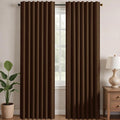 Deconovo Blackout Curtains for Bedroom, Living Room Curtains 63 Inches Long | by Unknown
