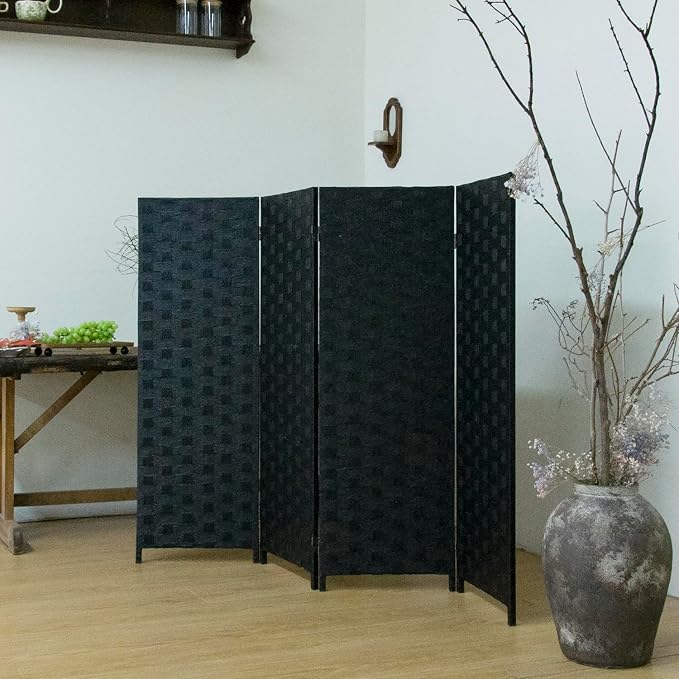 4 Panel Short Room Divider Screen - Image 2