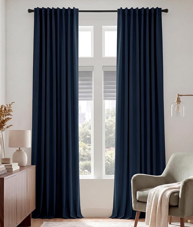 PONY DANCE 102 inch Long Curtains 2 Panels Set by PONYDANCE