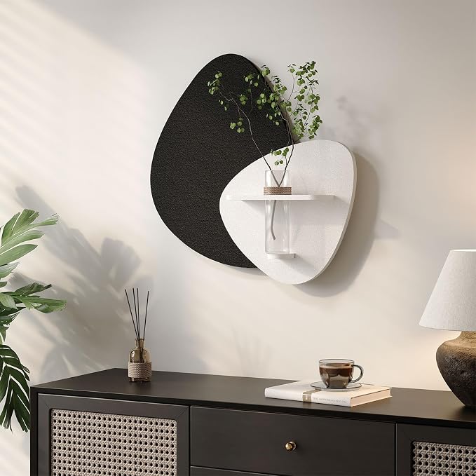 Cuspin 3D Textured Black and White Wall Art - Image 5