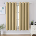 CUCRAF Beige Blackout Curtains 54 Inches Long, Thermal Insulated Noise Reducing by CUCRAF