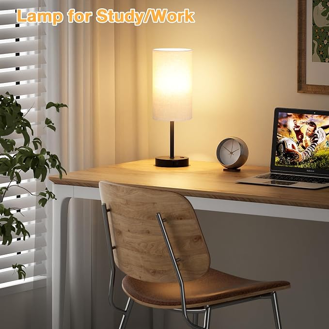 Dicoool 17.4" Bedside Lamp for Bedroom - Image 6
