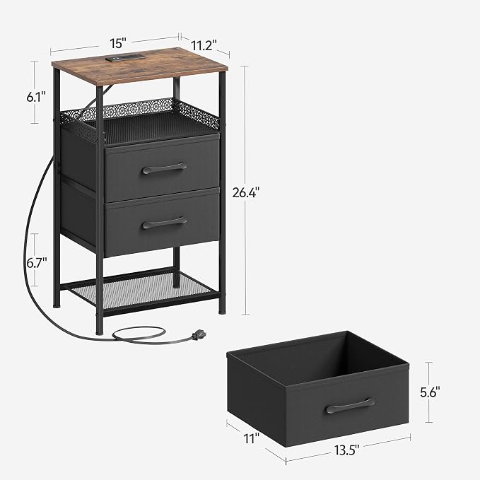 JARHETUN Nightstand Set of 2 - Image 3