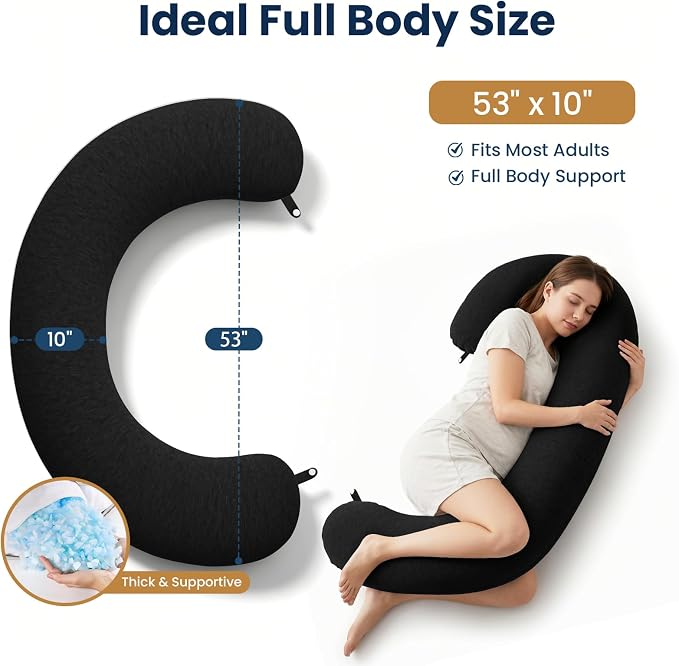 TranquilRelax C Shaped Body Pillow - Image 2