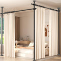 Room Divider for Room Separation, 4-10ft 28-140inch Adjustable Temporary by homefurnishing