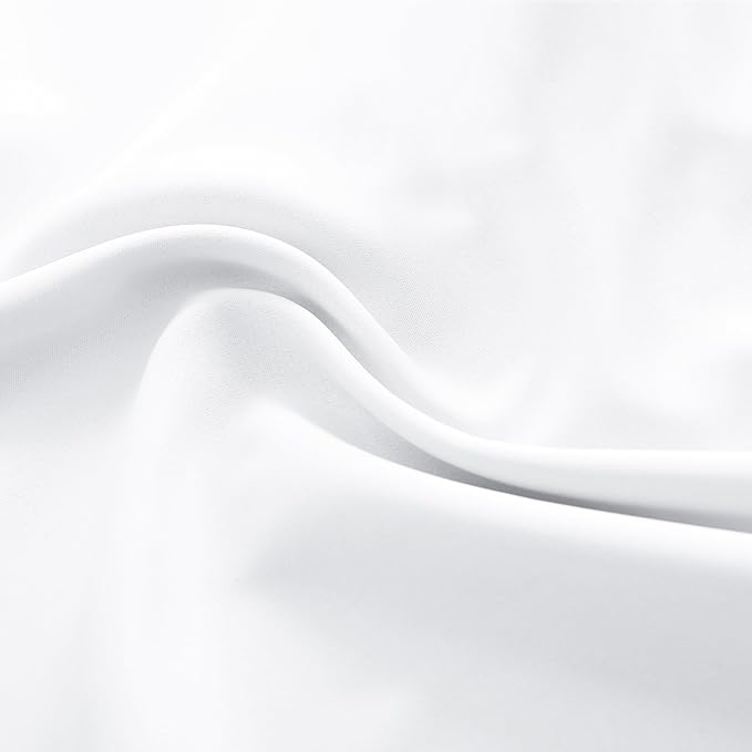 Pure White Room Darkening Curtains - Image 5