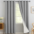 Yakamok Dove Grey Linen Textured Curtains 90 Inches Long by Yakamok