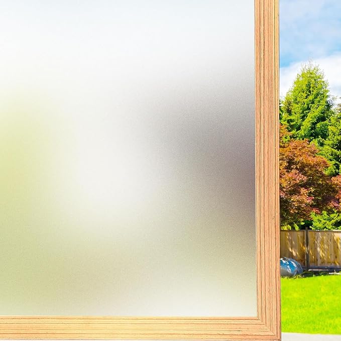 Frosted Window Privacy Film Static Cling Glass Film 17.5" x 6.5' | No Glue by FILMGOO