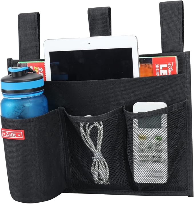 Zafit Hanging Bedside Caddy, Bedside Storage Organizer by ZAFIT