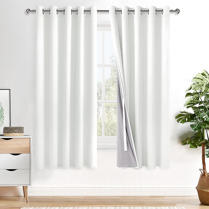 XWZO 100% Blackout Curtain Panels by XWZO
