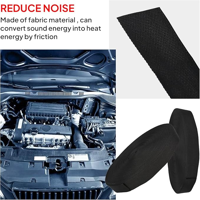 Sonoreboom 2 in 1 Heat Shrink Braided Sleeving Fabric Tubing-Ideal fit Irregular Shape Hose/Cable/Wire (3/8"(10mm), 32FT)