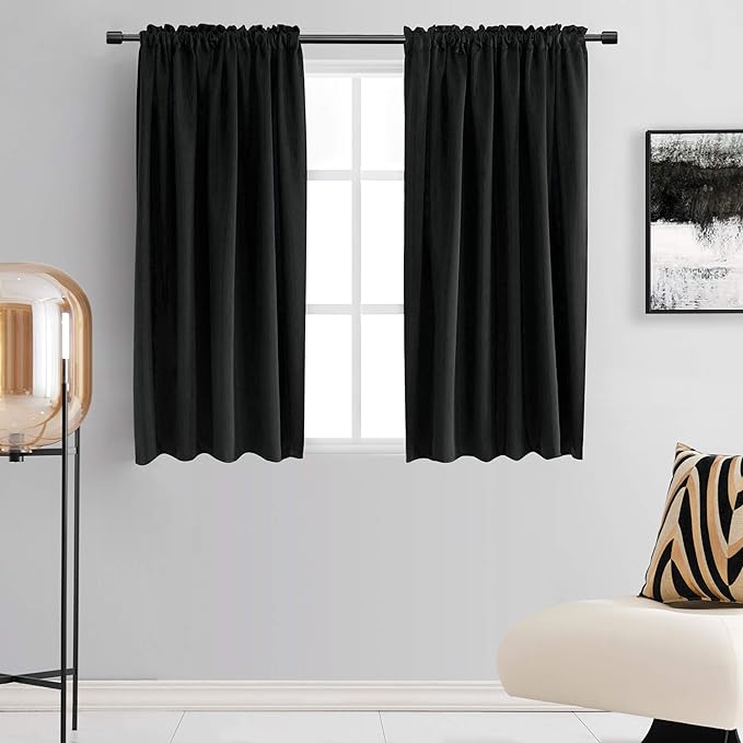 99% Blackout Curtain Drapes for Bedroom by DONREN