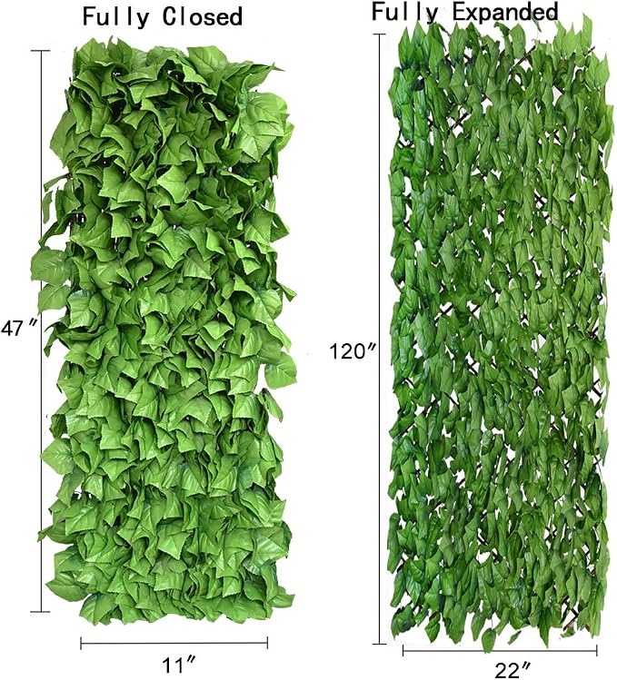 Expandable Faux Ivy Fence Privacy Screen - Image 4