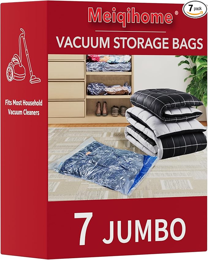 MEIQIHOME Vacuum Storage Bags, Space Saver Sealer Bags, Vacuum seal bags by MEIQIHOME