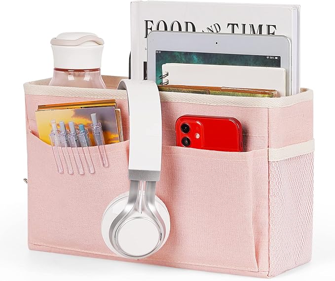 Bedside Caddy Organizer, Hanging Storage Bag by Retyion