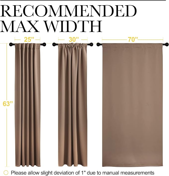 NICETOWN Blackout Curtain Panel - Image 7