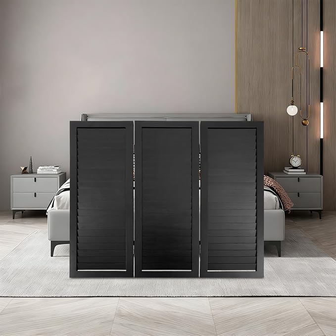 3 Panel Room Divider Short, Short Folding Privacy Screen, Freestanding Privacy - Image 5