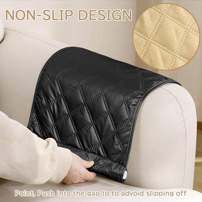 Remote Control Holder for Armchair, Couch Recliner Chair Caddy, Non-Slip Arm - Image 2