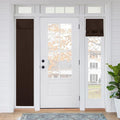 RYB HOME Sidelight Curtains for Front Door, Skinny Narrow Window Curtains | by RYBHOME