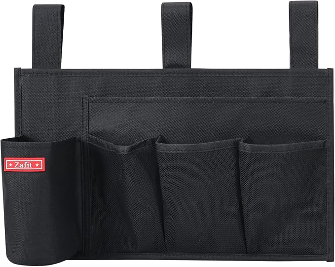 Zafit Hanging Bedside Caddy, Bedside Storage Organizer - Image 4