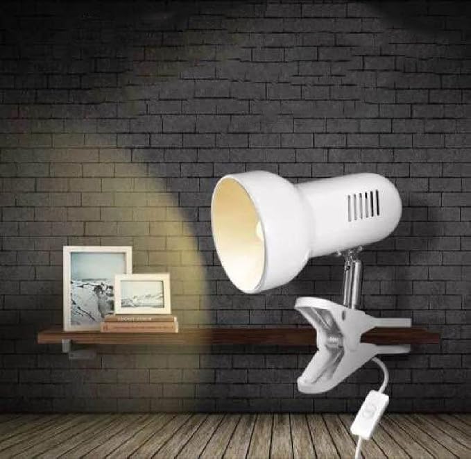 Sun-Rising Rong&LAN Clip lamp, 360° Rotation Clip on Lamp Portable Book Reading - Image 5