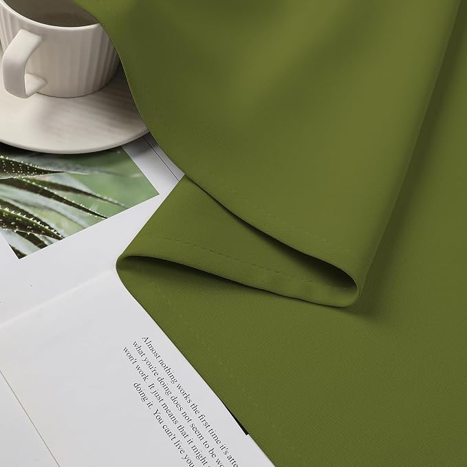 CUCRAF Custom Green Blackout Curtains 1 Panel Set, Thermal Insulated Grommet - Image 6