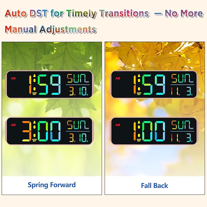 Peakeep Large Display Digital Alarm Clock - Image 7