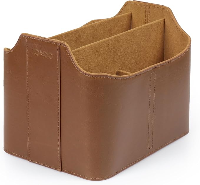 Londo PU Vegan Leather Desk Organizer Cube by Londo