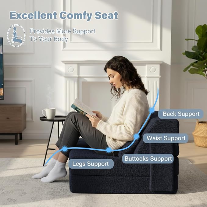 Convertible Folding Sofa Bed Single Size - Image 3