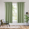 RYB HOME Bedroom Blackout Curtains 63 inches Long, 100% Blackout | Thermal by RYBHOME