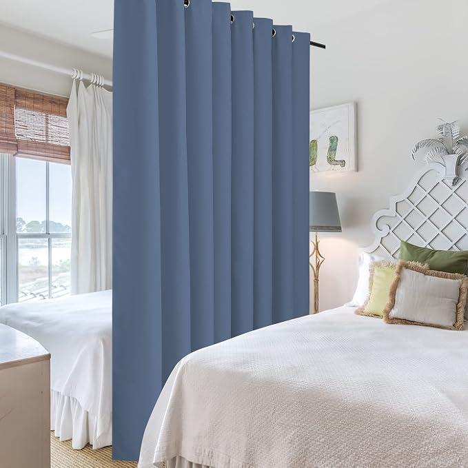 RYB HOME Privacy Room Divider Curtains Blackout Partitions - Image 5