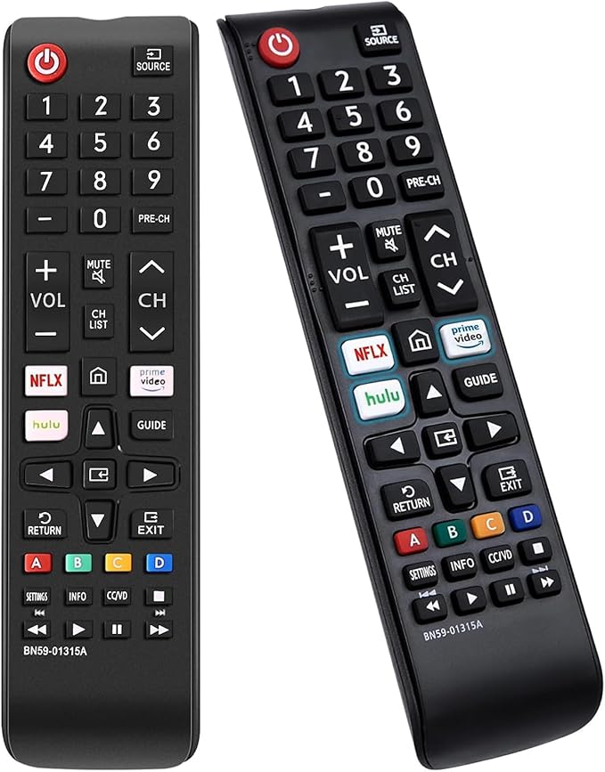 BN59-01315A Universal Remote for All Samsung TV Remote w Netflix Hulu Button UN43RU7100 UN50RU7200 UN65RU710D UN75RU710D LCD LED HDTV 3D Smart TVs