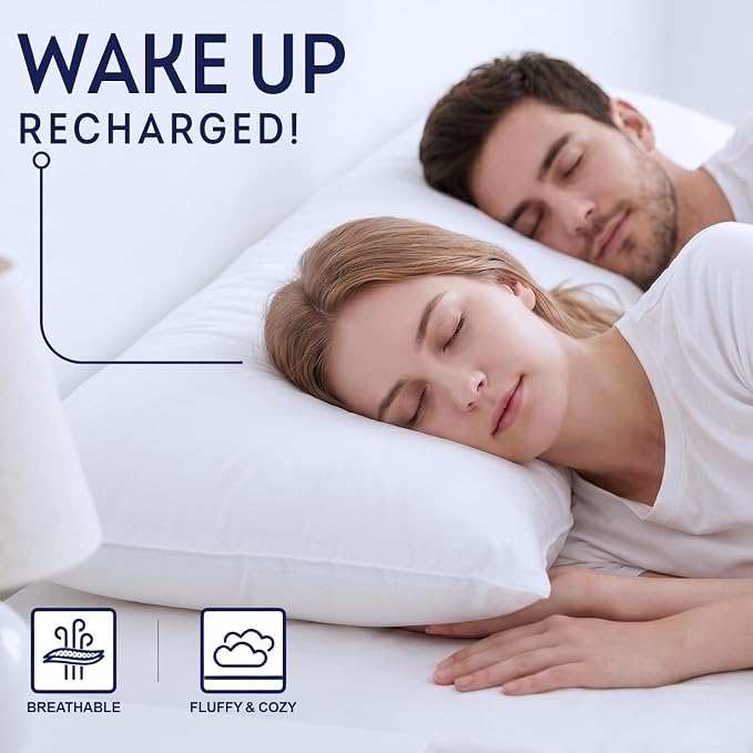 DOWNCOOL Large Body Pillow Insert- Breathable Full Body Pillow - Image 7