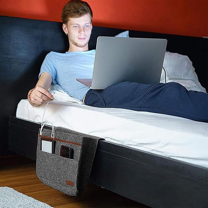 Bedside Caddy, Sofa Caddy, Storage Organizer Pocket - Image 8