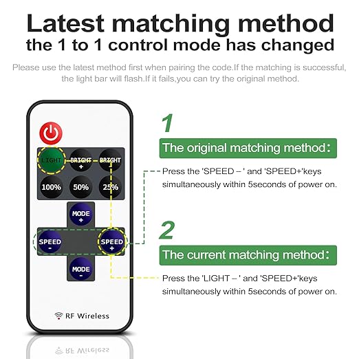 RF Mini Wireless LED Remote Controller for Single Color 3528 5050 COB LED Strip Lights,Wireless LED Control with DC Connector,RF Dimmer Switch for DC 5-24V LED Ribbon Led Shelf Lights Cabinet