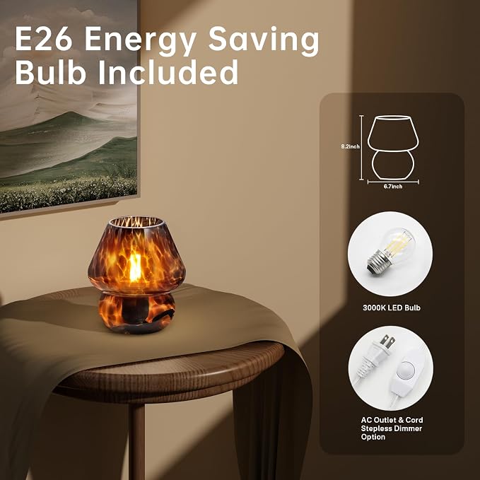 Mushroom Lamp Small Lamp Table Lamp - Image 3