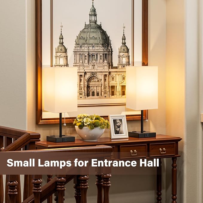 Bedside Lamp for Bedroom Set of 2 - Image 7