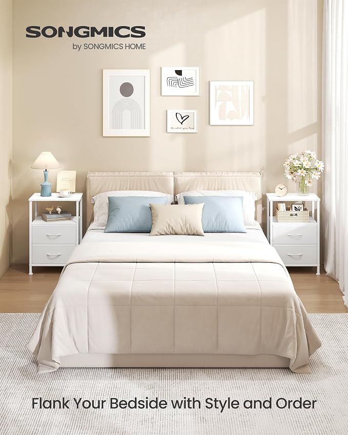 SONGMICS Nightstand, Bed Side Table, End Table - Image 3