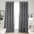 NICETOWN Blackout Curtains for Bedroom, Triangles Abstract Lines Geometric by NICETOWN